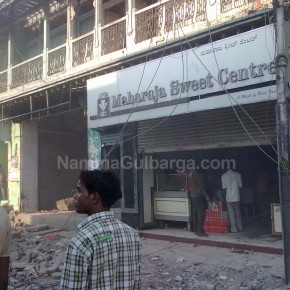 Super Market Area Finally Demolished, Gulbarga