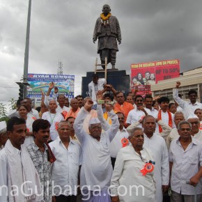 Gulbargians joined Baba Ramdev's Campaign