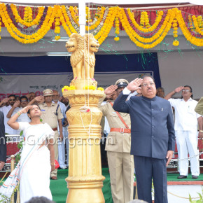 67th Independence Day celebrated in Gulbarga